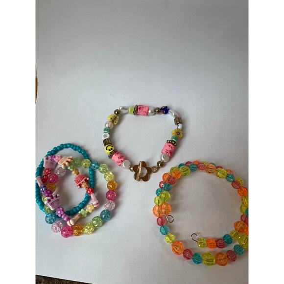 Kidcore bracelet stack with 5 pieces - Picture 2 of 4